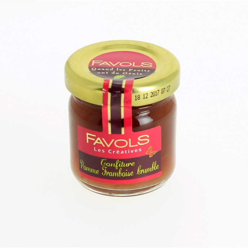 Coffret 4 pots de confitures gourmandines