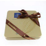 Coffret Héritage métal 460g de Chocolats Léonidas