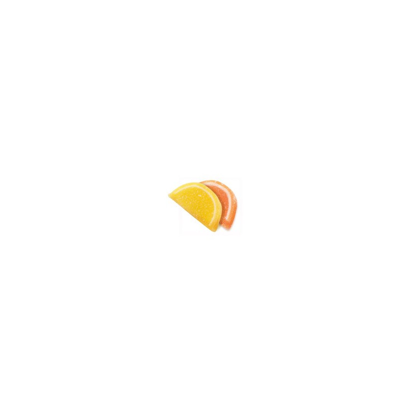 Sachet de 200 g de demies tranches d'orange et citron en gelée