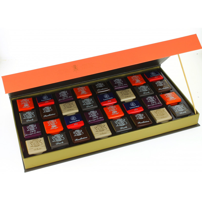 Coffret 64 napolitains Leonidas.