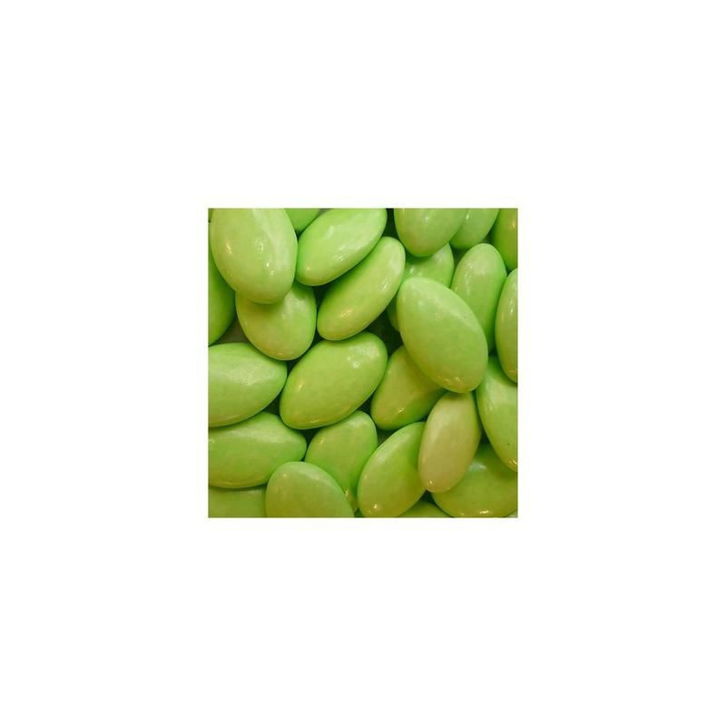 Dragées chocolat couleur vert anis 500 g