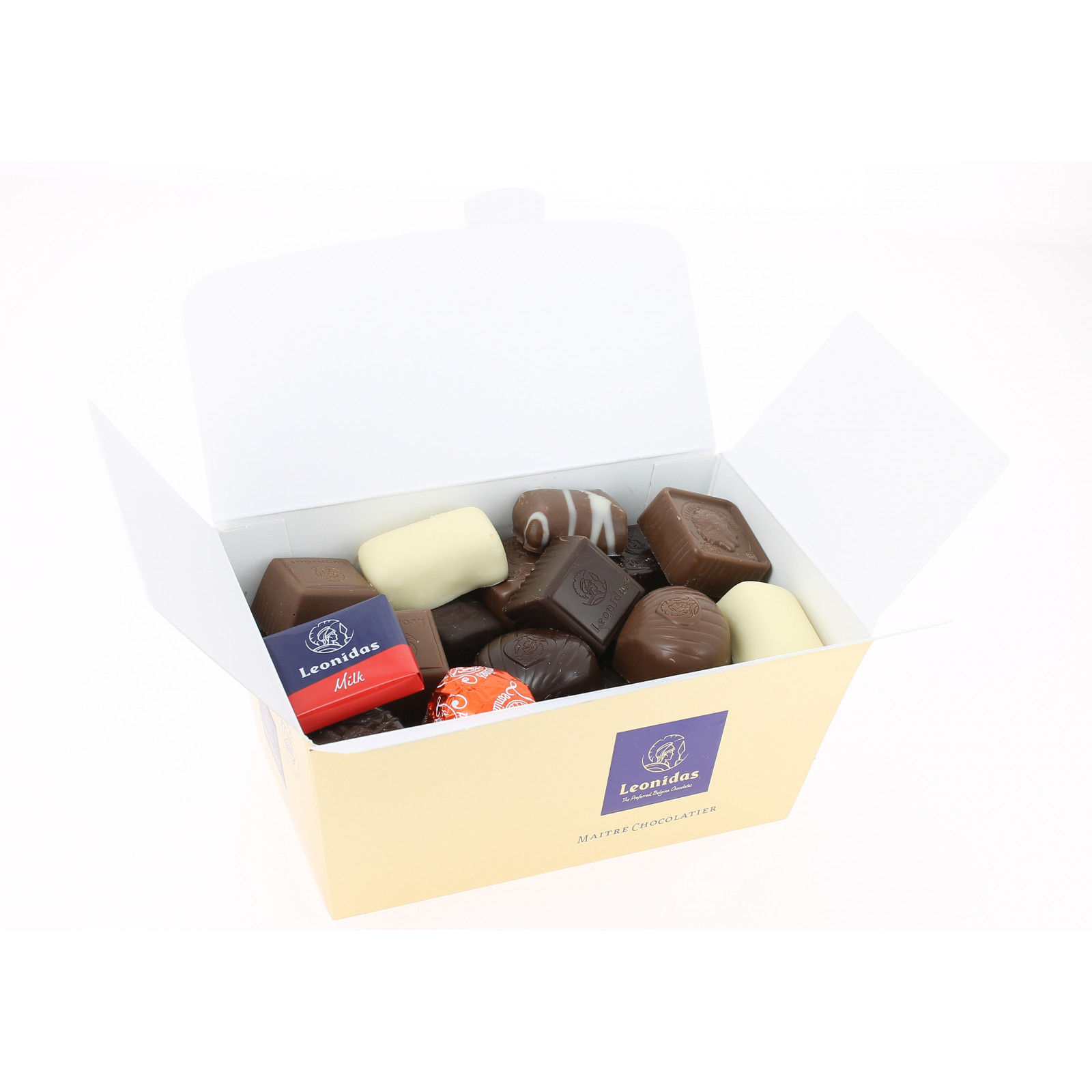 Leonidas en Ligne  Mini-ballotin avec 4 chocolats - Boutique en ligne  Leonidas Gistel (BE)