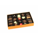 Coffret Automne garni de 350g de Chocolats Leonidas