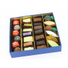 Coffret "New Collection" carré garni de 410 g de Chocolats Leonidas