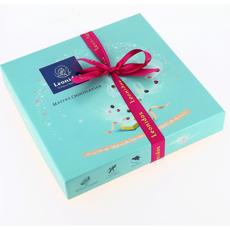 Coffret irresistibles garni de 16 chocolats Leonidas