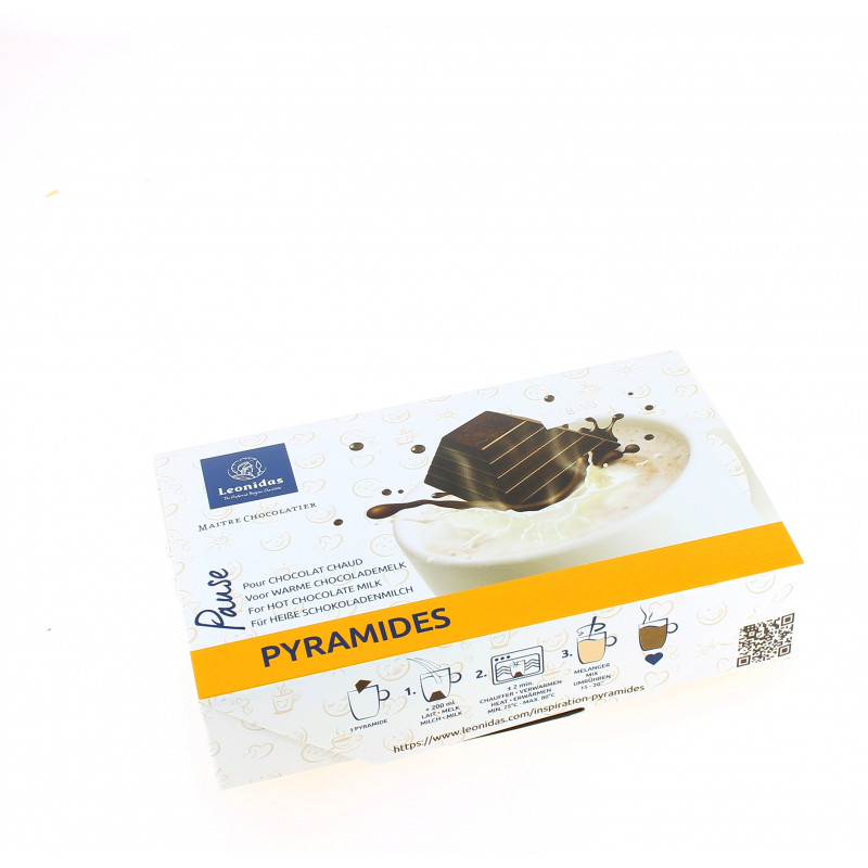 Pyramides Box garnie de 200 g de chocolats Leonidas
