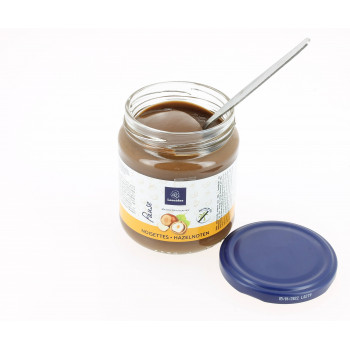 Pâte à tartiner aux noisettes Leonidas.