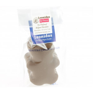 Sachet de 2 oursons en guimauve au chocolat Leonidas