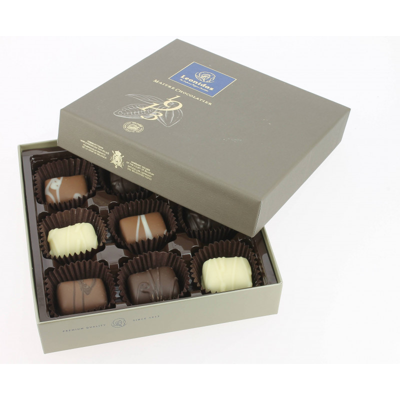 Coffret Découverte Mosaïque garni de 135 g de chocolats Leonidas