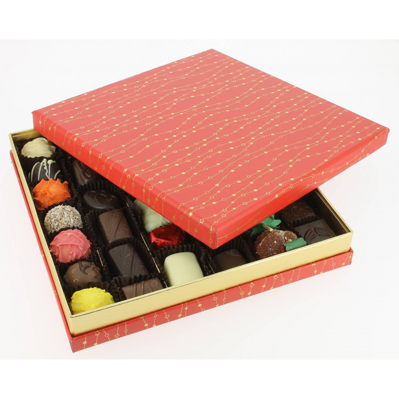 Coffret 50 carrés de chocolat