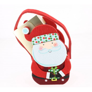 Père Noël garni de 375 g de chocolats Leonidas