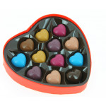 Coffret Cupidon garni de 120g de Chocolats Leonidas