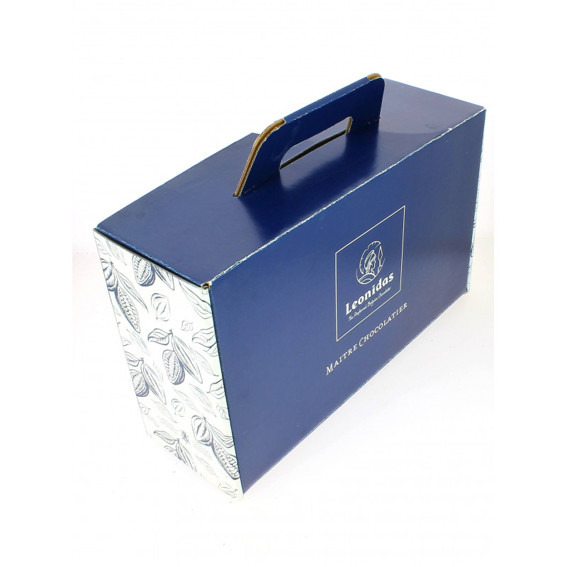 Valise de Pâques garnie de 430 g de chocolats Leonidas