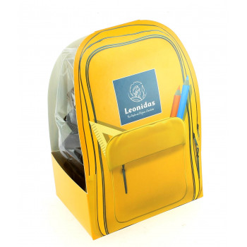 Cartable garni de 200 g de chocolats Leonidas