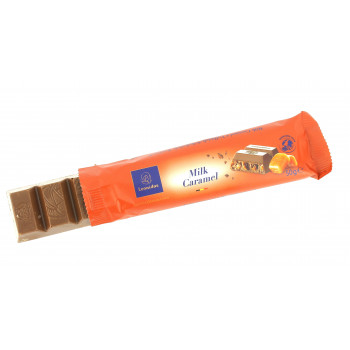 Bâton Chocolat Léonidas au lait et éclats de caramel au beurre salé. 2