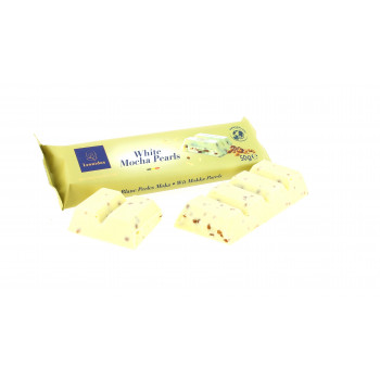 Bâton Chocolat Léonidas blanc aux perles de moka croquantes. 2