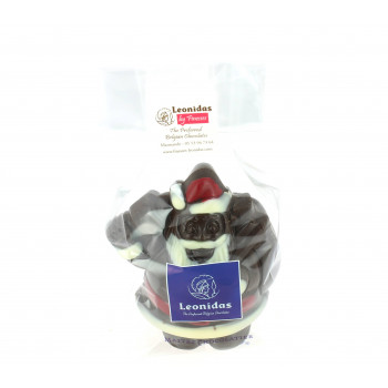 Sujet père noël en chocolat Leonidas noir 100 g 2