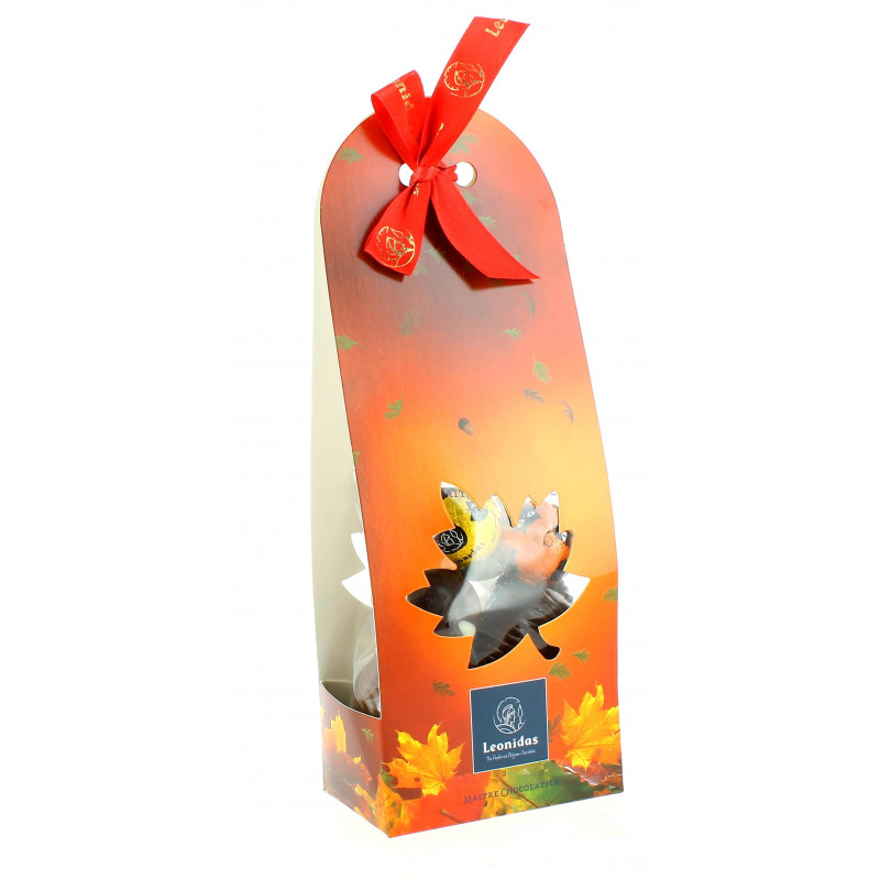 Cueillette d'automne garnie de 200 g de chocolats Leonidas