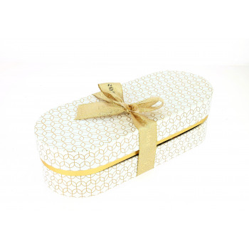 Coffret Ellipse luxe garni de 470 g de chocolats Leonidas Coffret Ellipse luxe garni de 470 g de chocolats Leonidas