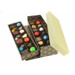 Coffret Brillance garni de 360 g de chocolats Leonidas