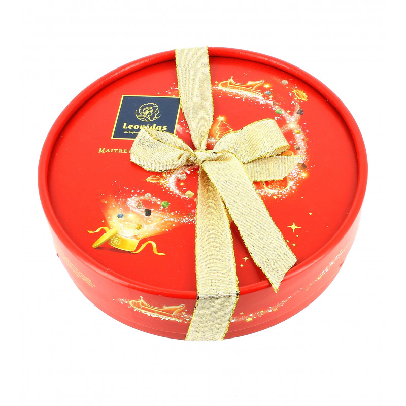 Coffret Dora Noel garni de180 g de chocolats Leonidas