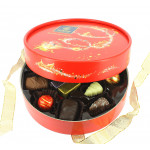 Coffret Dora Noel garni de180 g de chocolats Leonidas