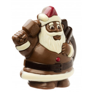 Sujet père Noël lait 50 g en chocolat Leonidas