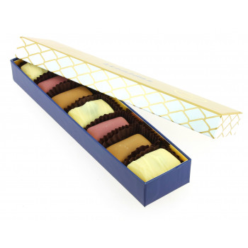 Réglette 110 ans garnie de 110 g de chocolats Leonidas Réglette 110 ans garnie de 110 g de chocolats Leonidas