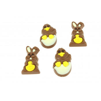 Sachet caraques de Pâques garni de 210 g de chocolats Leonidas 2