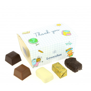 Ballotin "Merci" garni de 250 g de chocolats Leonidas 2