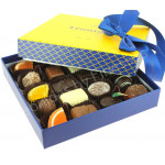 Coffret "Estival garni de 330 g de chocolats Leonidas