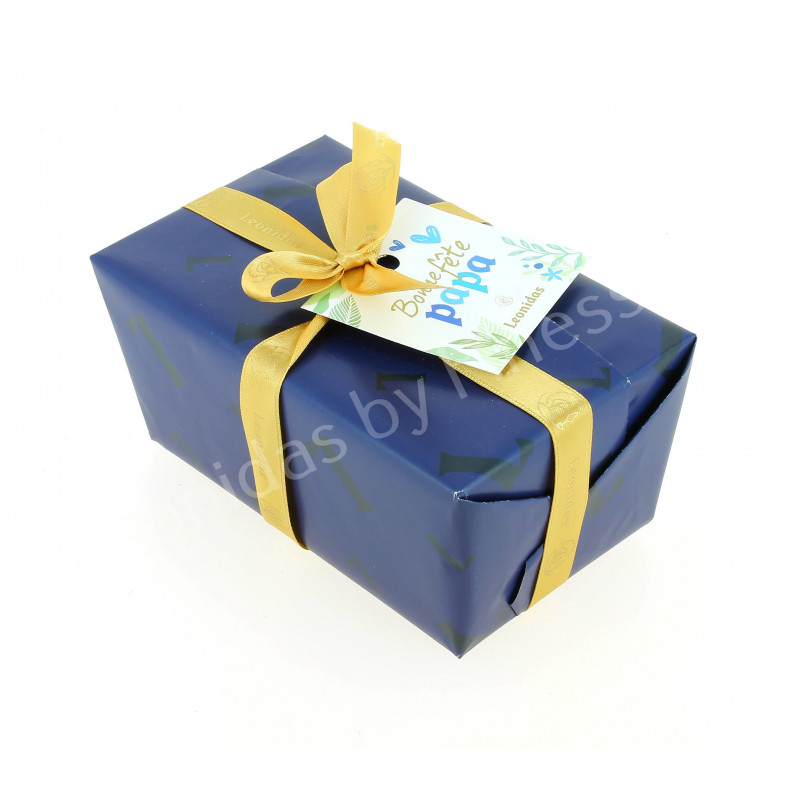 Ballotin " fête des pères" garni de 500 g de chocolats Leonidas