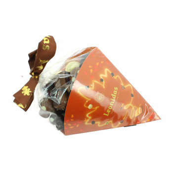 Cornet d'automne garni de 240 g de chocolats Leonidas 2