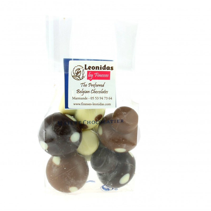 Sachet 6 champignons en chocolat Leonidas