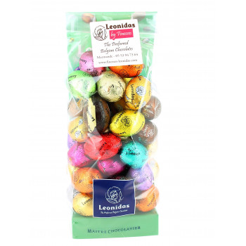 Sachet de petits oeufs assortis en Chocolat Léonidas 430g Sachet de petits oeufs assortis en Chocolat Léonidas 430g
