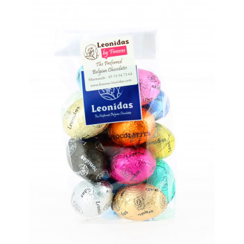 Sachet de petits oeufs assortis en chocolat Leonidas 150 g Sachet de petits oeufs assortis en chocolat Leonidas 150 g