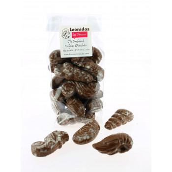 Sachet de fruits de mer pralinés en chocolat Leonidas au lait 250 g