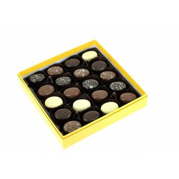 Coffret passion garni de 300 g de chocolats Leonidas