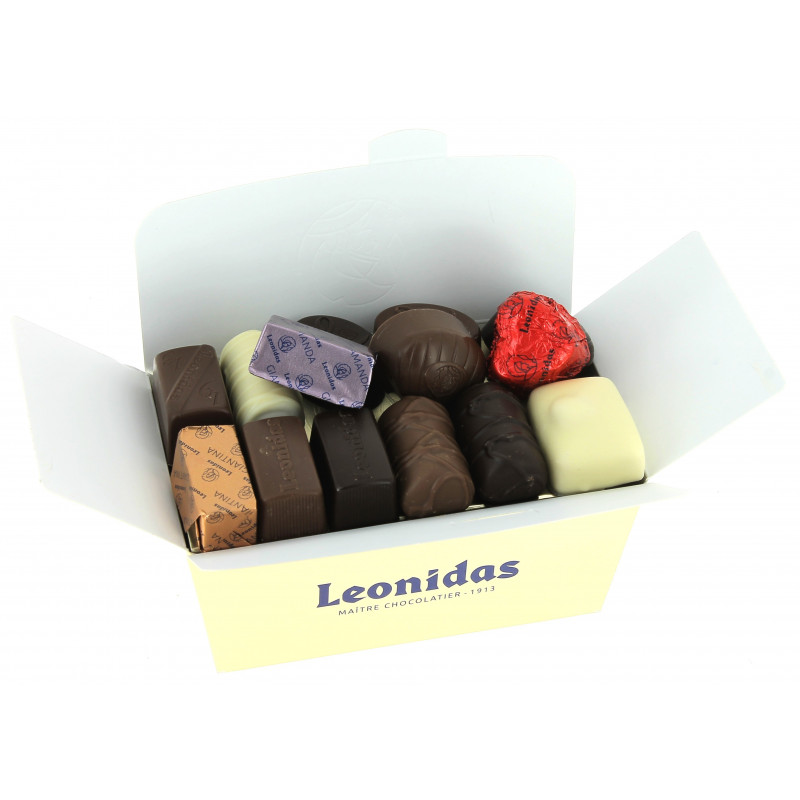 L'étincelant ballotin de 375g net de Chocolats Leonidas assortis
