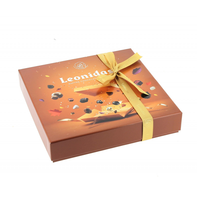 Coffret Automne garni de 290 g de Chocolats Leonidas