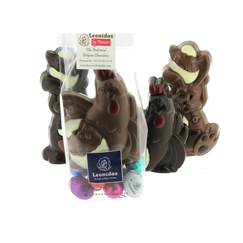 Sujet de Pâques 100 g et 9 petits œufs