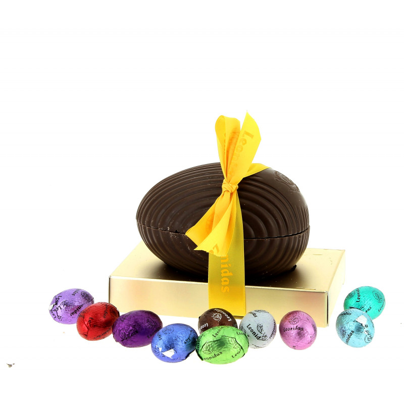 Ballotoeuf lait garni de 220 g de chocolats Leonidas