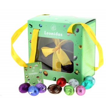 Ballotoeuf lait garni de 220 g de chocolats Leonidas