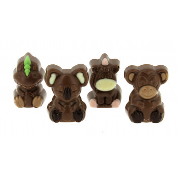 Sachet pralinés de Pâques garni de 200 g de chocolats Leonidas