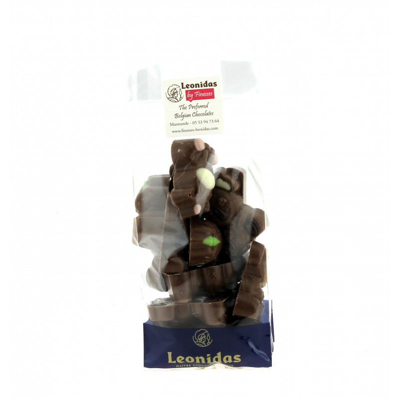 Sachet pralinés de Pâques garni de 200 g de chocolats Leonidas