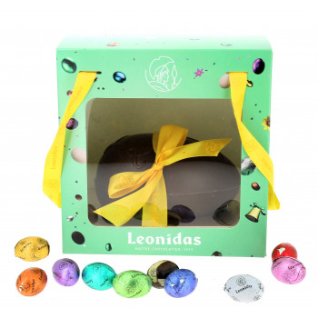 Ballotoeuf lait garni de 400 g de chocolats Leonidas