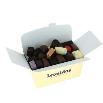 L'étincelant ballotin de 1 kilo de chocolats Leonidas assortis