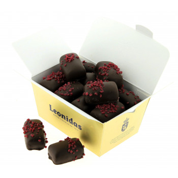 Ballotin manon framboise garni de 250 g de chocolats Leonidas Ballotin manon framboise garni de 250 g de chocolats Leonidas