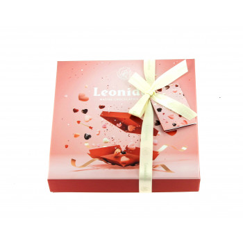 Coffret Cupidon garni de 160 g de chocolats Leonidas