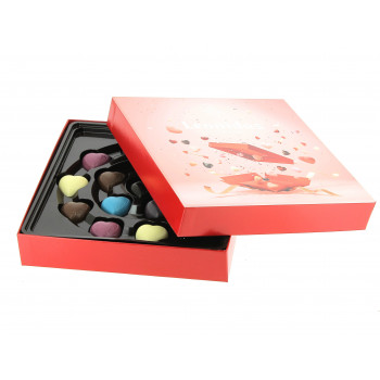 Coffret Cupidon garni de 160 g de chocolats Leonidas 2